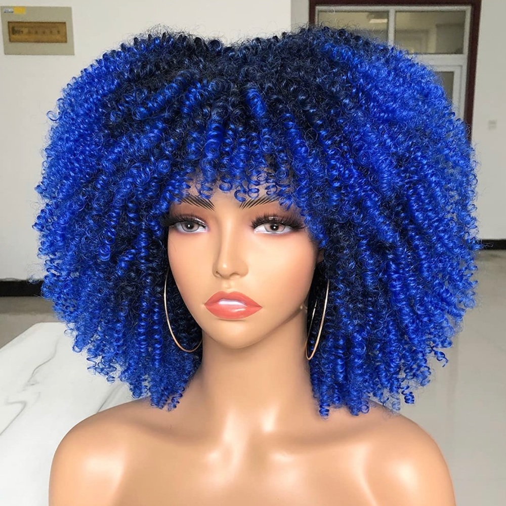 Afro Kinky Curly Wigs - Picture 2 of 7